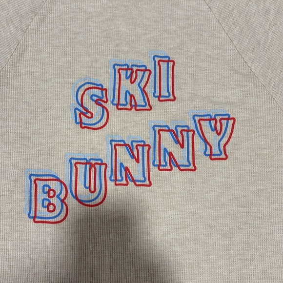 Aerie Ski Bunny Long Sleeve Thermal Shirt With Thumb Holes - Picture 3 of 14